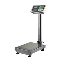 Báscula Digital Electrónica Industrial Impermeable de 150-500 kg, Plataforma de Acero para Pesaje en Banco, Precisión de 50 g, Pantalla LCD, OEM, ODM