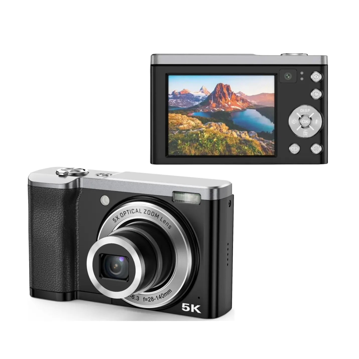 كاميرا رقمية جديدة ، كاميرا رقمية رقمية احترافية 5X تكبير بصري + 10X تكبير بصري رقمي 5x