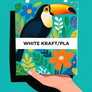 ถุงคราฟท์/PLA ย่อยสลายได้แบบตั้งได้พร้อมซิปล็อคสำหรับผงโปรตีน หมากฝรั่ง นม และเยลลี่ - ขนาดปรับแต่งได้ - Product Image 6