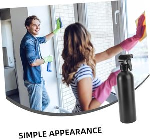 Hot Sales <b>Empty</b> Custom <b>Spray</b> <b>Bottles</b> With Logo 17oz 500ml HDPE Frosted Matte Black <b>Spray</b> <b>Bottle</b> - Product Image 5