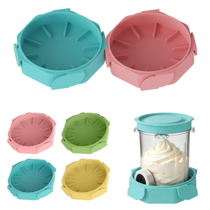 Vaso para Almacenamiento de Helado Issili Ninja, Base de Drenaje, Tapa y Bandeja Organizadora Antiderrames para Cocina - Product Image 1