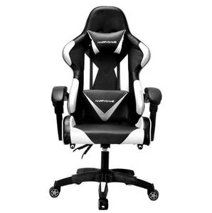 <span class=keywords><strong>Chaise</strong></span> d'ordinateur en cuir synthétique avec siège inclinable réglable, <span class=keywords><strong>chaise</strong></span> pivotante <span class=keywords><strong>pour</strong></span> gamer avec LED, matériau en acier inoxydable et aluminium - Product Image 4