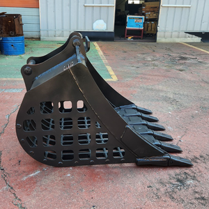 Godet de tri à grille pour excavatrice haute performance pour travaux routiers et aménagement paysager, destiné au tri des matériaux et à la séparation des matériaux dans les carrières - Product Image 2