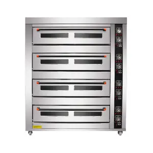 Commercial Baking Oven 4 Layer 16 Tray Gas Oven Baking Oven