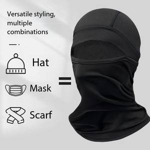 <span class=keywords><strong>Cache</strong></span>-<span class=keywords><strong>cou</strong></span> de ski pour homme et femme, chaud, coupe-vent, anti-froid, masque intégral pour moto, polyester, automne et hiver - Product Image 4