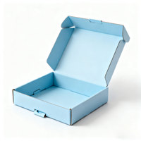 Boîte postale d'expédition en carton ondulé avec logo personnalisé en gros Boîtes postales d'emballage en papier pour petite entreprise chaussure pliante vêtements