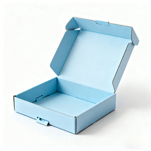 批发定制标志瓦楞运输邮件箱小型企业折叠鞋服纸包装邮件箱 - Product Image 3