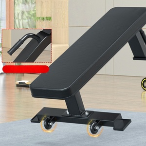 Nouveau produit : <span class=keywords><strong>Banc</strong></span> <span class=keywords><strong>de</strong></span> <span class=keywords><strong>musculation</strong></span> à roulettes pour usage intensif, idéal pour les salles <span class=keywords><strong>de</strong></span> sport commerciales et à domicile - Product Image 4
