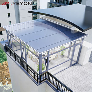 Solárium Residencial de Techo Plano con Estructura de Aluminio y Cristal Low-E, Diseño Ecológico para Terraza de Villa y Ocio al Aire Libre - Product Image 2