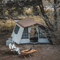 CHANODUG - Vente en gros d'usine - Tente de camping portable pour villa, extérieur, maison, tunnel, 4 à 6 personnes