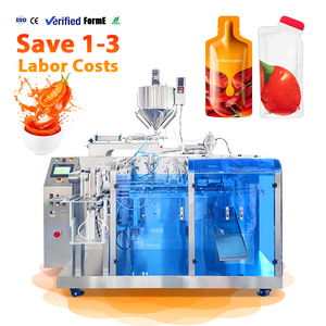 Máquina Automática para Envasar Bolsas de Jugo, Máquina para Envasar Bolsas Irregulares de Jugo de Bayas de Goji y Líquidos Alimenticios - Product Image 1