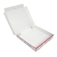 Boîte à pizza en carton ondulé personnalisée, emballage en papier kraft pour boulangerie, pour pizza, gâteau, pâtisserie, à emporter, restaurant