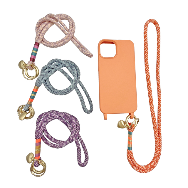 Adjustable Outdoor Universal Smartphone Lanyard Crossbody Necklace Mobile Phone Strap Patch Tab Tether Mobile Cell Phone Cover