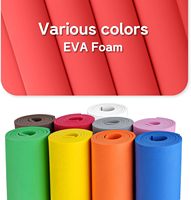 Rouleau de feuilles de mousse EVA rouge, mousse EVA artisanale de 10 mm, 39''x13.9'', haute densité 86 kg/m3 pour Halloween, cosplay, bricolage