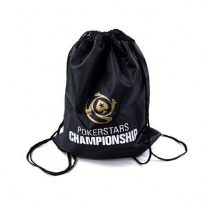 Custom logo Makeup Gift Heavy Duty Printed Candle Fabric Polyester Drawstring Storage Sports Totes Bags Stain - Product Image 3