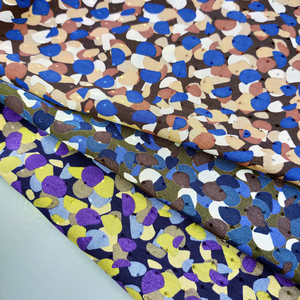 Dễ Dàng Chăm Sóc Durab Mùa Hè Chất Lượng Cao Polyester Satin Floral Print Vải Cho Trang Phục - Product Image 4