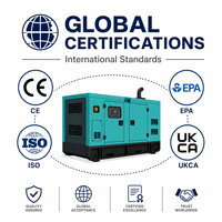 Generador Diésel Trifásico Silencioso de 125 Kva 100kw en Venta, Grupo Electrógeno Diésel de 100kw 125kva con Motor Cummins