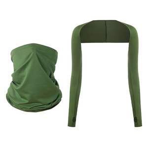 Summer Outdoor Sun Protection Face Mask Ice Silk Neck Protector Unisex Adult Cycling Driving Veil Solid Color - Product Image 3