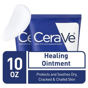 Pommade 100% réparatrice, lot de 2, 5 oz chacune, réparation et protection de la peau sèche avec pétrolatum, céramides, lanoline - Product Image 5