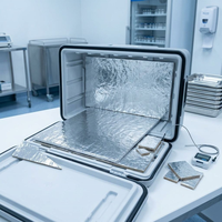 Panneau d'isolation sous vide en fibre de verre sans SVHC, panneau d'isolation thermique léger VIP pour projet d'isolation des murs extérieurs