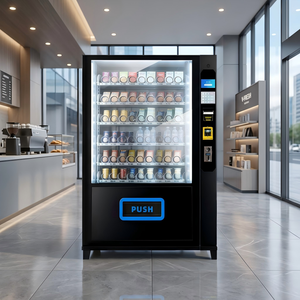 ตู้จำหน่ายสินค้าอัตโนมัติ ZDYS แบบ Combo Snack Drink รับเหรียญ รับบัตร หน้าจอสัมผัส 24 ชม. สำหรับสำนักงาน โรงเรียน โรงงาน OEM - Product Image 2