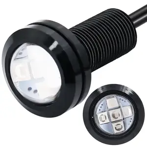 Round shaped super bright 5smd 3030 headlight system car accessories high brightness shows wide light bulb smart