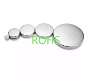 Hoja de materiales magnéticos para nevera personalizada imán fuerte Ndfeb N35 N52 mini imán pequeño cilindro redondo fino disco magnético de neodimio - Product Image 3