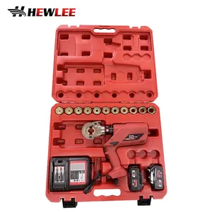 HEWLEE EZ-300 테스트 보고서 10-300mm2 케이블에 대한 미니 유압 배터리 케이블 러그 압착 도구