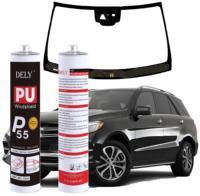 Scellant adhésif en polyuréthane de haute qualité Dely P55 pour pare-brise de voiture, durcissement rapide