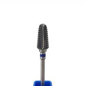 Punte per fresa per unghie Tornado in carburo di tungsteno multifunzione, adatte per la rimozione delle cuticole e la lucidatura del gel, BLU - Product Image 6
