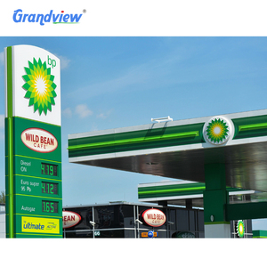 Letrero de Acero Inoxidable para Gasolinera en China - Product Image 4