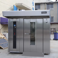 Four rotatif commercial personnalisé à 30 plateaux Grande pièce de cuisson Matériau de maïs à l'état neuf pour l'équipement de cuisson du pain Boulangeries