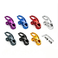 Support de fixation durable en alliage d'aluminium CNC pour guidon de moto, crochet d'échappement et support d'embrayage
