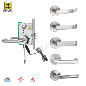 Keyman 12V/24V không an toàn solenoid Điện an ninh ANSI Lỗ mộng khóa điện tử khóa cho an toàn an ninh cửa khách sạn <span class=keywords><strong>Key</strong></span> - Product Image 3