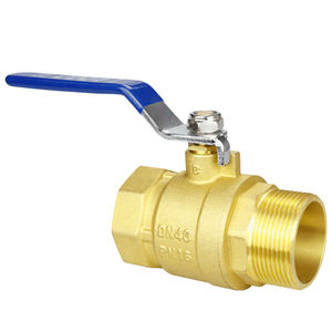 TMOK批发黄铜球阀长杆手柄11/2英寸DN40公/母螺纹手动来样定做管道 - Product Image 1