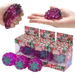 Nouveau produit transfrontalier : Bonbon de malt aux raisins violets de Noël, jouet anti-stress souple et rebondissant, décompression, décoration d'Halloween en caoutchouc - Product Image 4