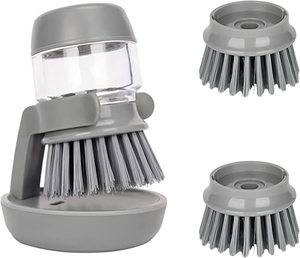 Brosse à <span class=keywords><strong>vaisselle</strong></span> <span class=keywords><strong>de</strong></span> cuisine DS1004 Brosse à laver la <span class=keywords><strong>vaisselle</strong></span> Brosses à récurer <span class=keywords><strong>de</strong></span> cuisine Brosse à récurer distributrice <span class=keywords><strong>de</strong></span> savon avec plateau d'égouttement - Product Image 1