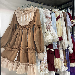 Used Lolita Dress <strong>Punk</strong> Style Traditional Japanese <strong>Second</strong> <strong>Hand</strong> Lolita Anime Cosplay Maid Dress Lolita Gothic JSK - Product Image 6
