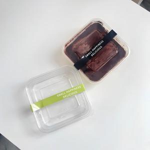 Factory Wholesale Disposable <strong>Dessert</strong> Box Baking Packaging <strong>Trays</strong> for Tiramisu Containers - Transparent Boxes - Low MOQ Product - Product Image 2