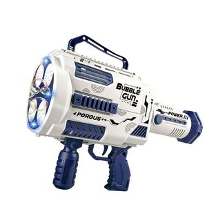 Pistola de Burbujas Eléctrica de Mano, de Plástico, con Múltiples Orificios, para Niños, Fiestas al Aire Libre, Juguetes de Burbujas - Product Image 5