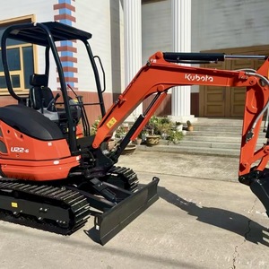 Gebrauchter Kubota U30 Bagger 3 Tonnen Zero-Tail-Swing Kleiner Bagger mit Gummiketten und Zusatzhydraulik für Bauarbeiten - Product Image 2