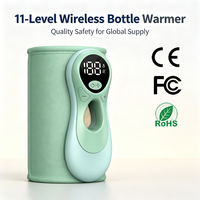 Chauffe-biberon portable sans fil rechargeable, sans eau, pour bébé, pour les voyages et les sorties