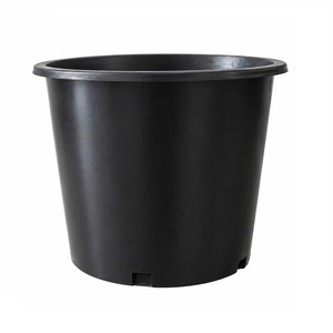 Maceta Redonda de Plástico Negra de 7 Galones con Logotipo Personalizado, Material PP, Fondo Grueso con Múltiples Orificios de Drenaje, Gran Venta - Product Image 3