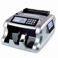 Machine à compter l'argent Chuanwei AL-6700 à double écran avec détecteur de contrefaçon UV MG, équipement de comptage des billets
