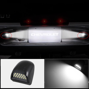 Ampoules <span class=keywords><strong>LED</strong></span> pour voiture, blanc 6500K, éclairage de plaque d'immatriculation pour Chevy Suburban Tahoe GMC Sierra 1500 2500 3500 - Product Image 4