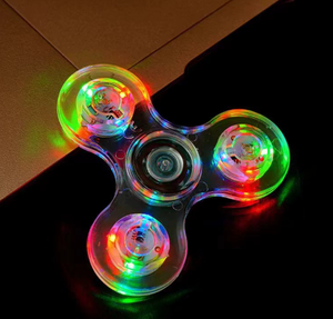 Luckykoo 2026 Vente Flash Jouet Anti-Stress Lumineux Coloré LED Fidget Spinner pour Enfants - Product Image 3