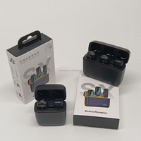 Vente en gros SX5 SX6 Prodfessional Microphone Lavalier sans fil Youtube Micro revers sans fil Réduction du bruit 2.4G pour ios et android