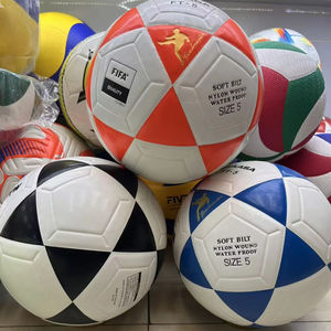 Vente directe du fabricant de ballons de football de haute qualité pour l'entraînement sportif en plein air, compétition, PVC résistant à l'usure, haute élasticité - Product Image 3