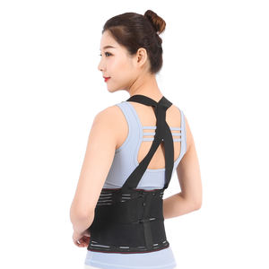 Corrector de postura de espalda <span class=keywords><strong>para</strong></span> mujeres y hombres y soporte lumbar hombro mejora el cinturón de postura - Product Image 4