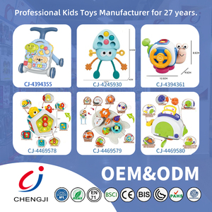 Chengji enfants bébé trotteur jeune enfant voiture multifonction piano apprentissage précoce sensoriel occupé activités jouets éducatifs bébé trotteur - Product Image 6
